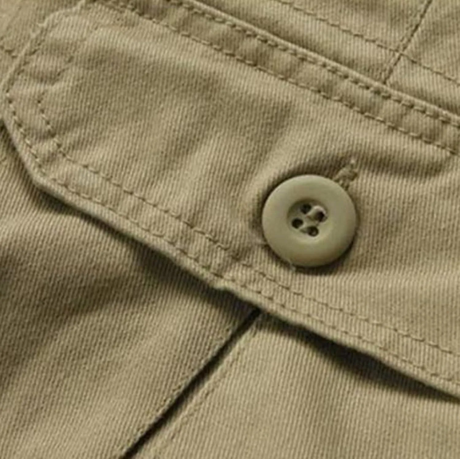 Men's Leisure Cargo Shorts Solid Multi-Pocket Trousers Hiking Shorts Fashion Joggers Casual Sports Workwear for Men