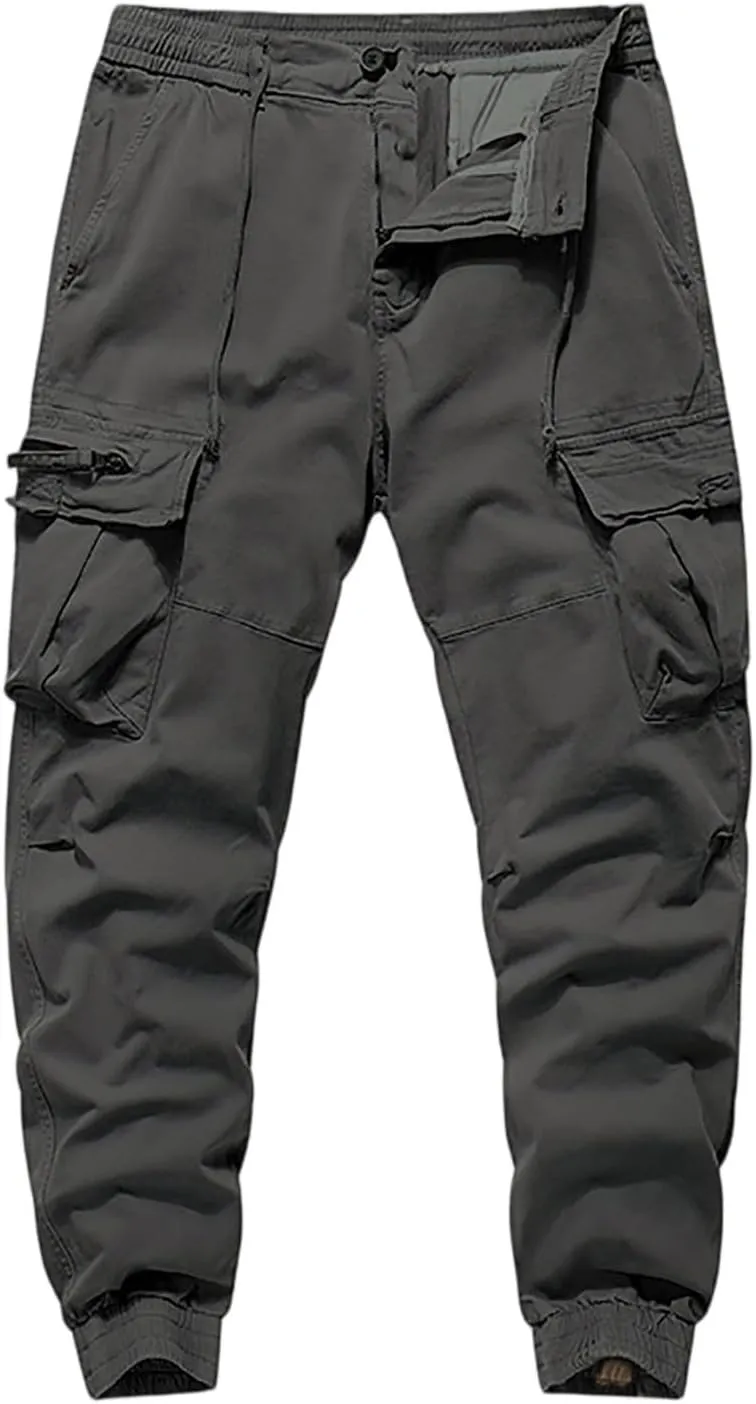 Men's Loose Fit Cargo Pants Running Training Pants