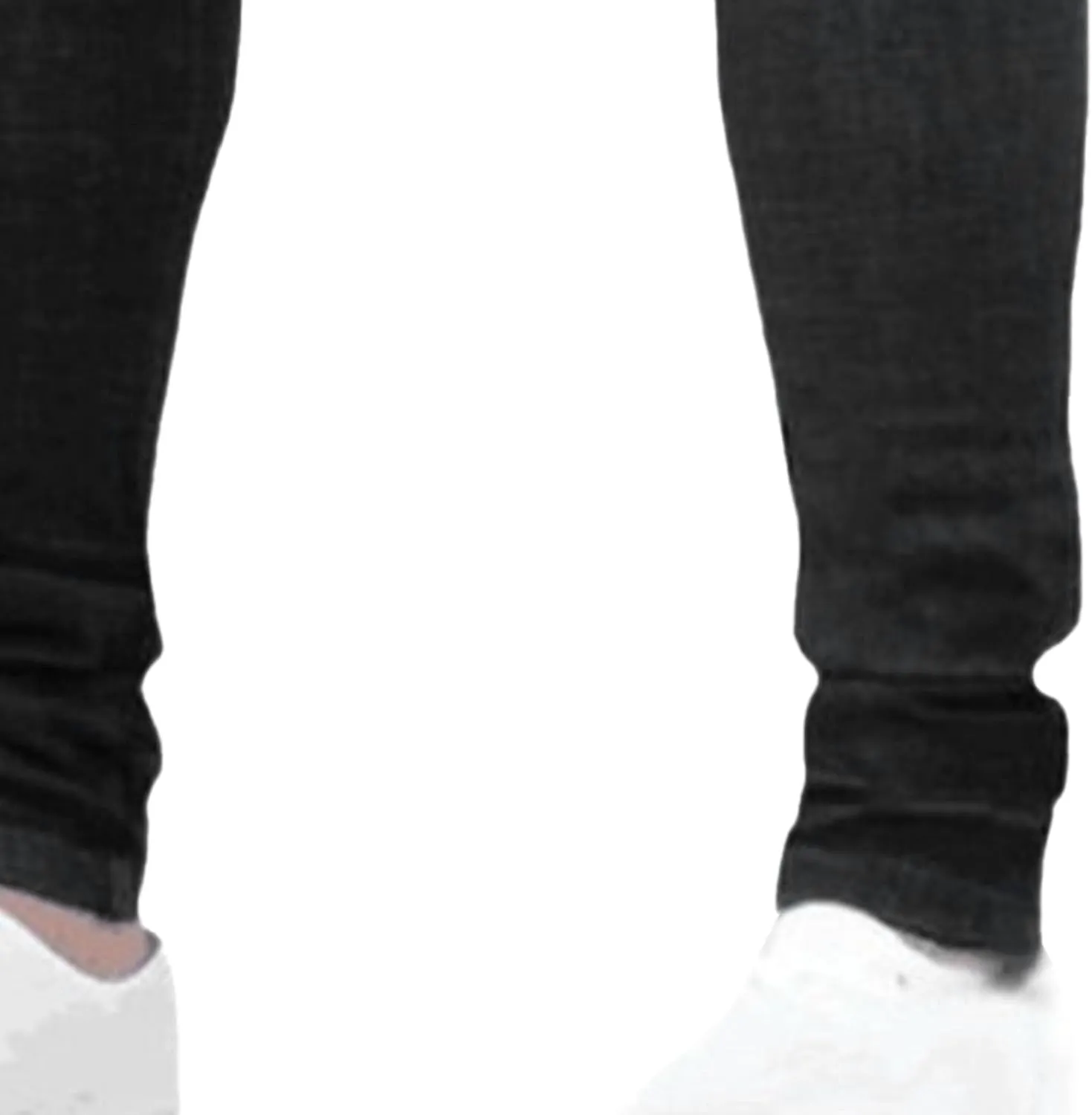 Men's Skinny Casual Destroyed Jean Slim Fit Tapered Leg Jean Pants Stretch Fashion Moto Biker Jeans