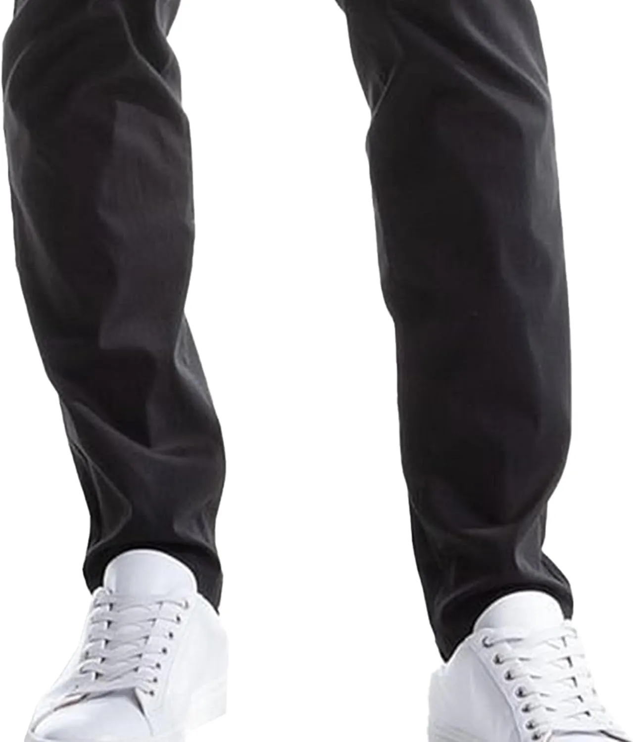 Men's Slim Fit Casual Straight Leg Pants Solid Business Quick Dry Trousers Stylish Classic Outdoor Pants