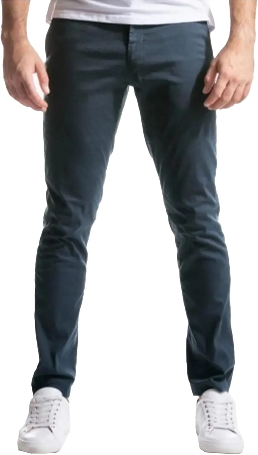 Men's Slim Fit Casual Straight Leg Pants Solid Business Quick Dry Trousers Stylish Classic Outdoor Pants