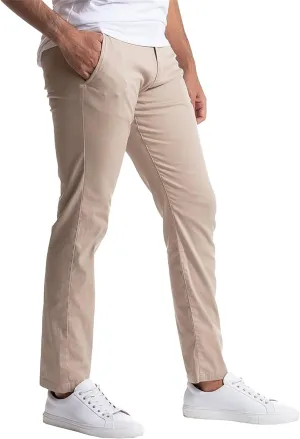 Men's Slim Fit Casual Straight Leg Pants Solid Business Quick Dry Trousers Stylish Classic Outdoor Pants