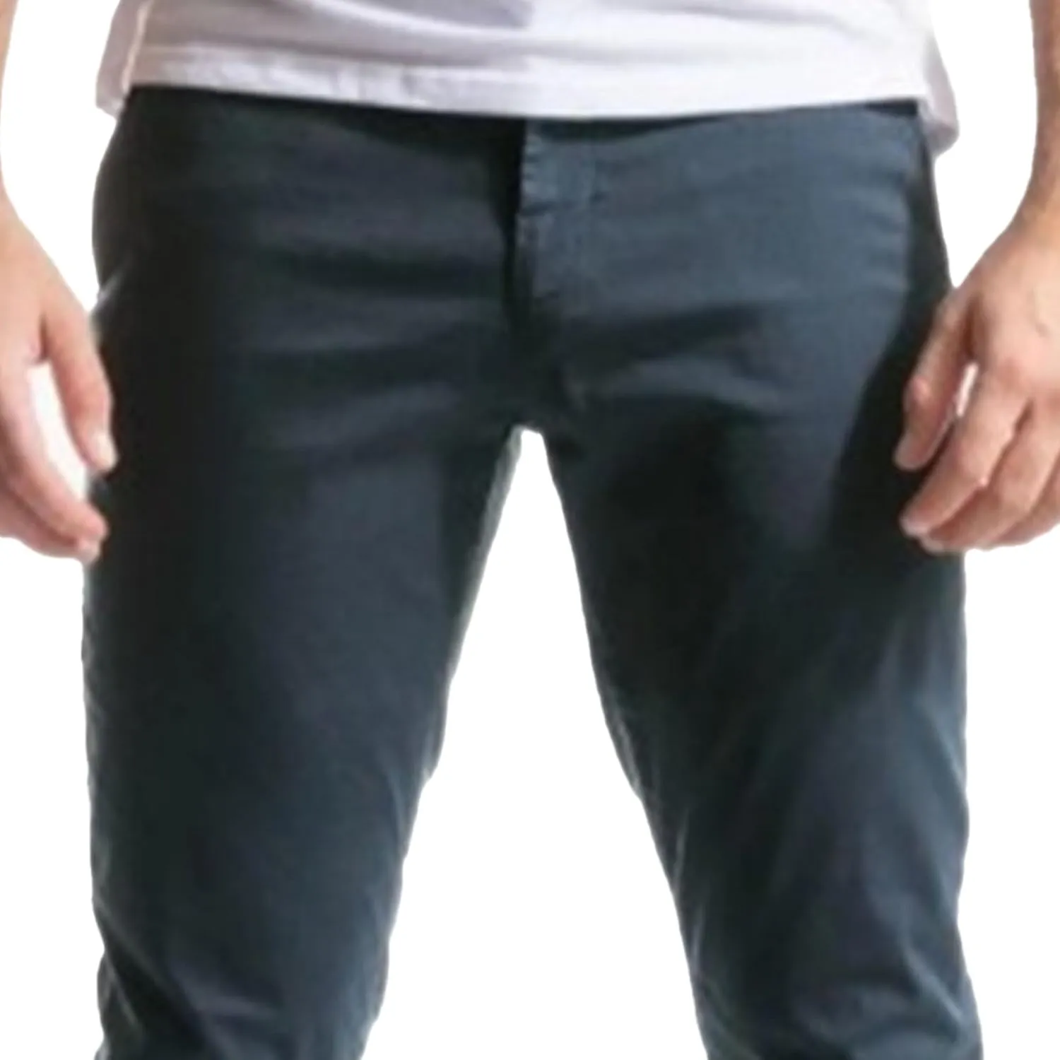 Men's Slim Fit Casual Straight Leg Pants Solid Business Quick Dry Trousers Stylish Classic Outdoor Pants