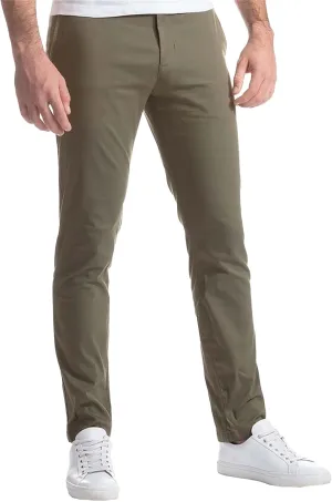 Men's Slim Fit Casual Straight Leg Pants Solid Business Quick Dry Trousers Stylish Classic Outdoor Pants