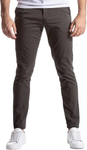 Men's Slim Fit Casual Straight Leg Pants Solid Business Quick Dry Trousers Stylish Classic Outdoor Pants