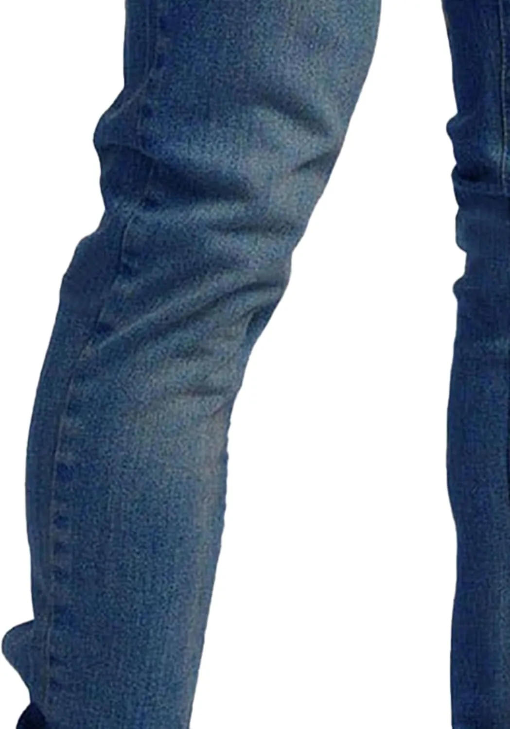 Men's Slim Fit Classic Washed Jeans Vintage Straight Leg Denim Pants High Waist Casual Jeans Trouser