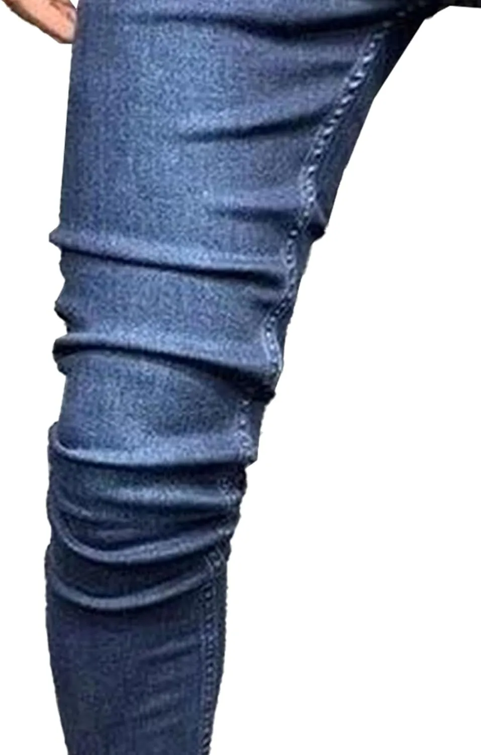 Men's Slim Fit Strech Casual Jeans Classic Comfort Flex Denim Pants Straight Leg Siknny Jogger Jeans