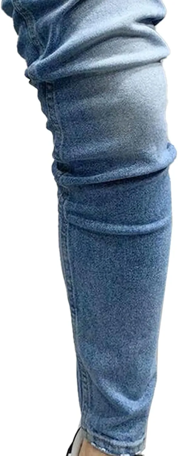 Men's Slim Fit Strech Casual Jeans Classic Comfort Flex Denim Pants Straight Leg Siknny Jogger Jeans