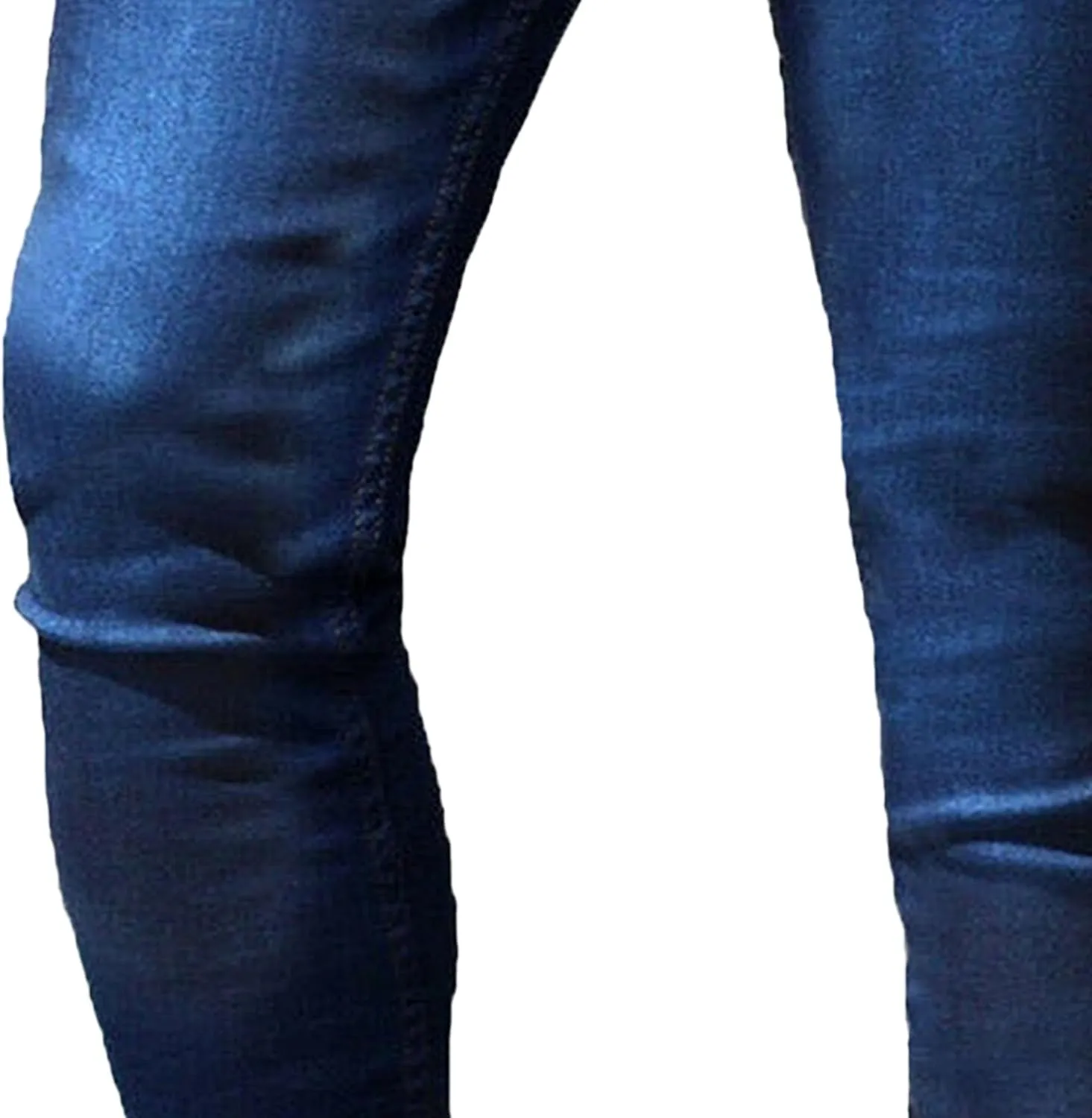 Men's Stretch Slim Fit Solid Outdoor Jeans Casual Skinny Work Denim Pants Lightweight Comfort Jeans Trouser