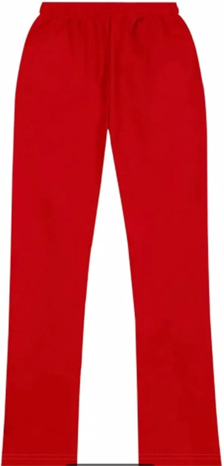 Men's Stylish Slim Fit Streetwear Pants Drawstring Casual Tapered Trousers Solid Elastic Waist Outdoor Pants