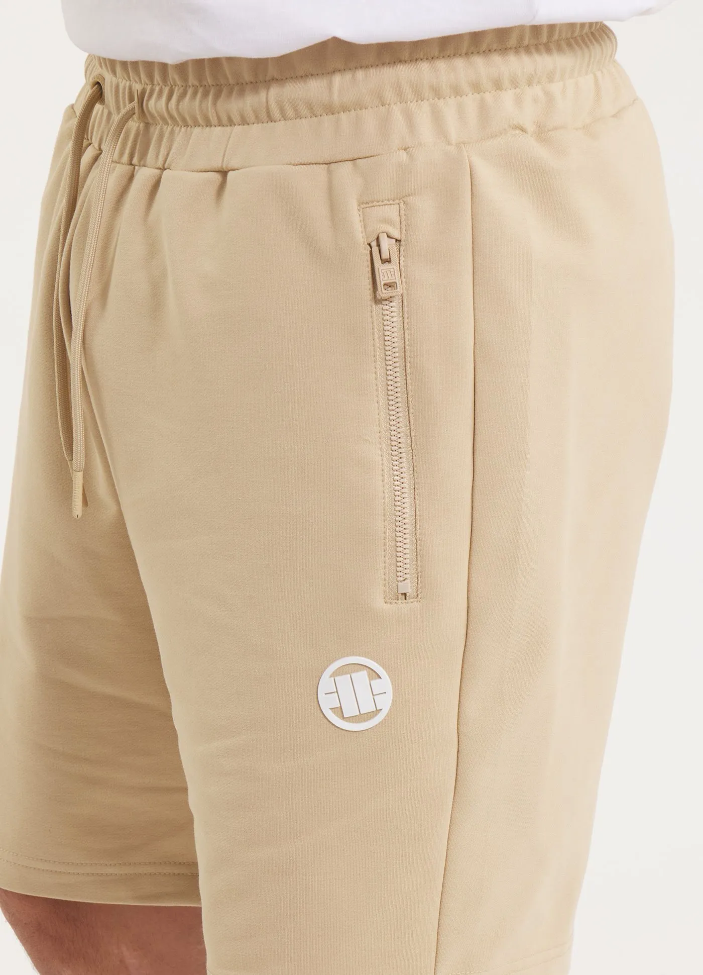 Men's sweat shorts NUGGET - Light sand