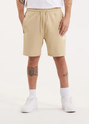 Men's sweat shorts NUGGET - Light sand
