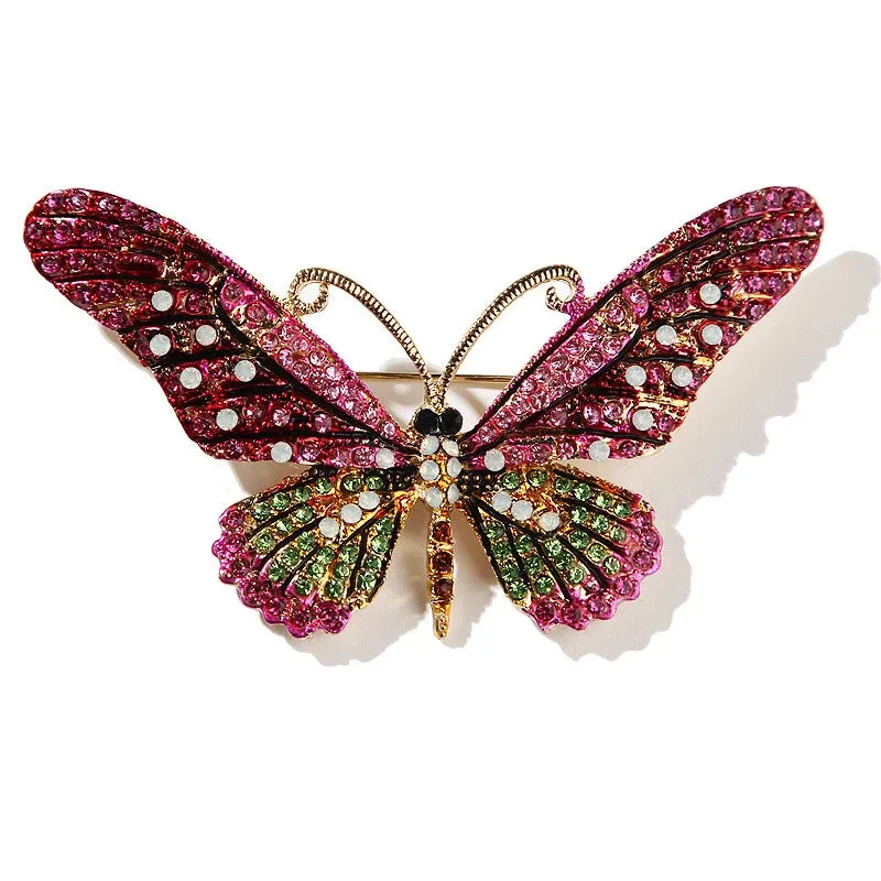 Meral Rhinestone Brooch Pin