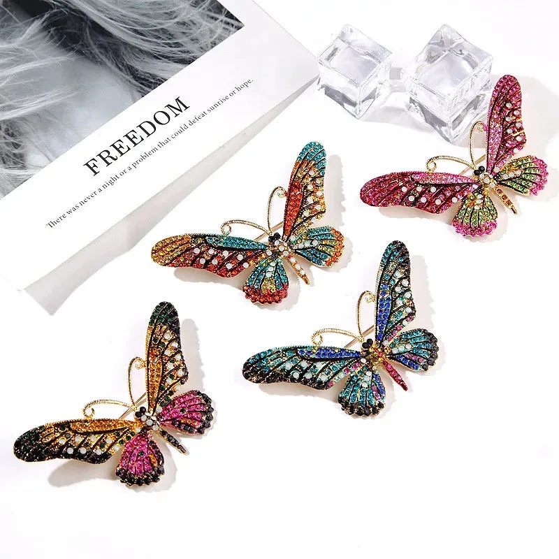 Meral Rhinestone Brooch Pin