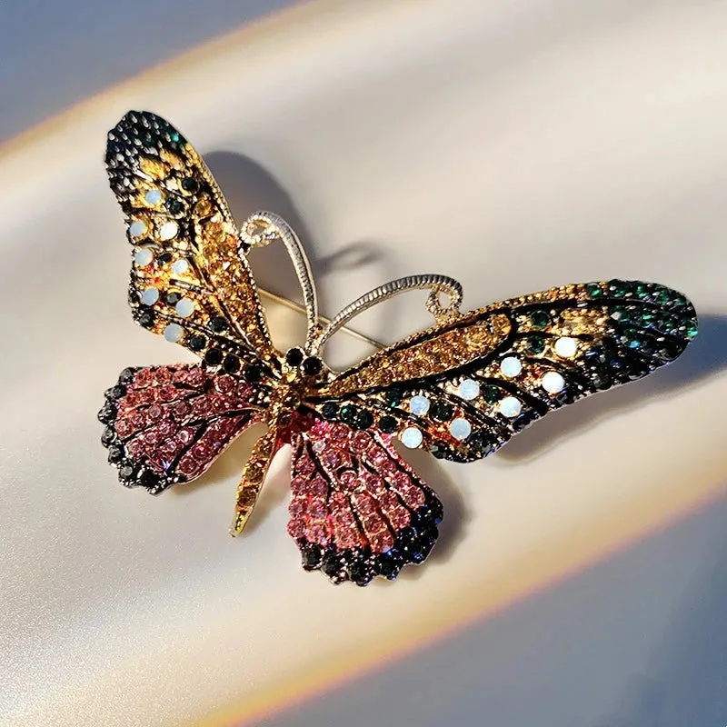 Meral Rhinestone Brooch Pin