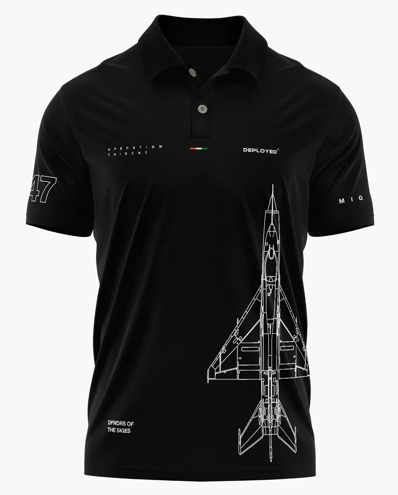 MIG-21 OP Trident Triumph Polo T-Shirt