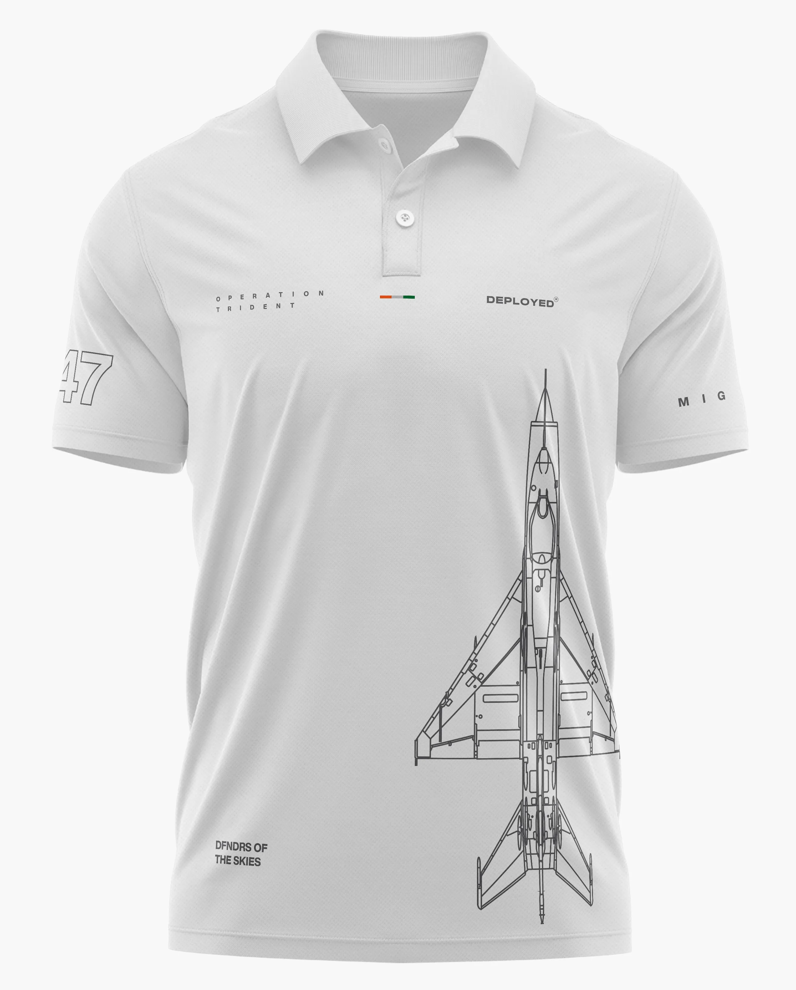 MIG-21 OP Trident Triumph Polo T-Shirt