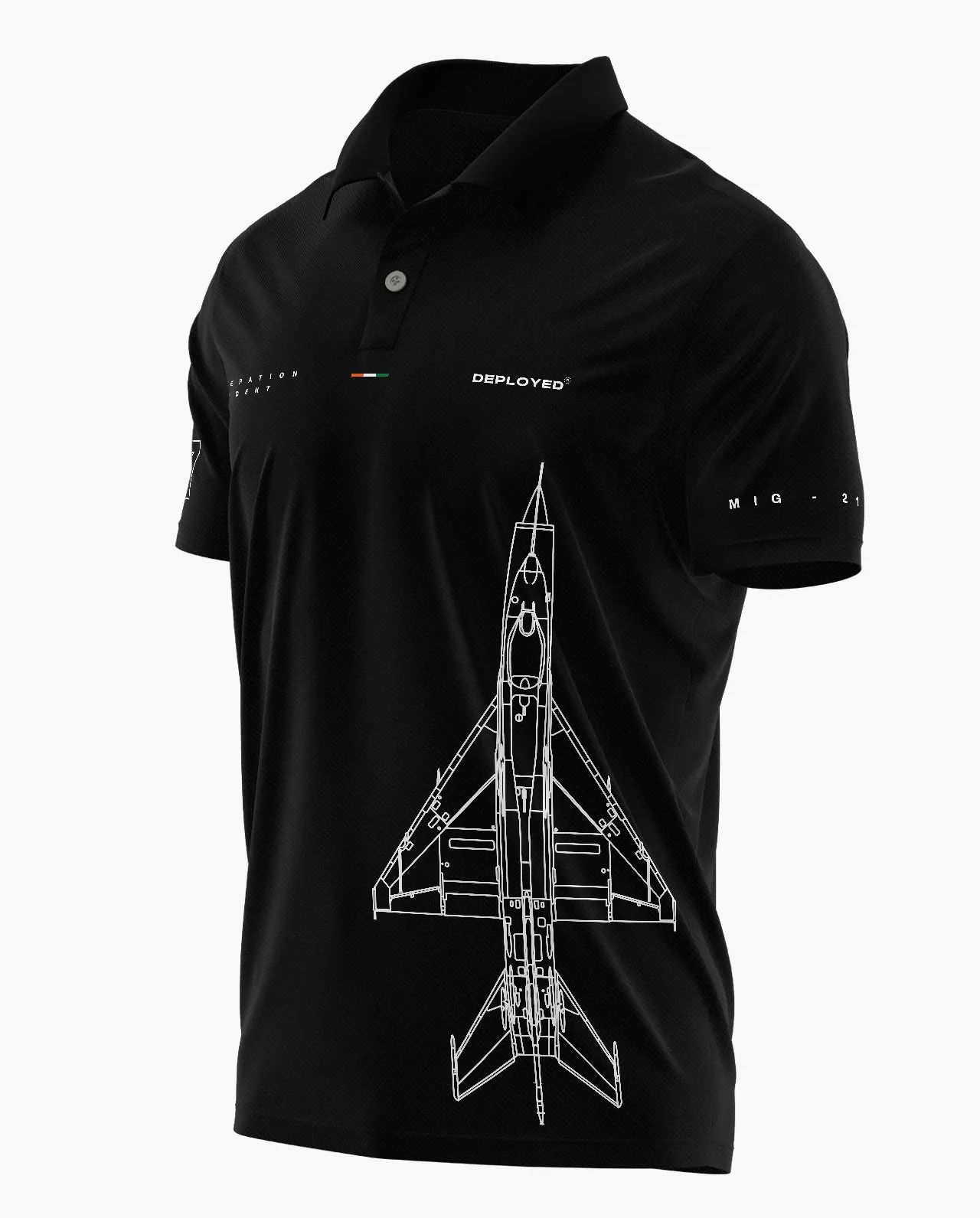 MIG-21 OP Trident Triumph Polo T-Shirt