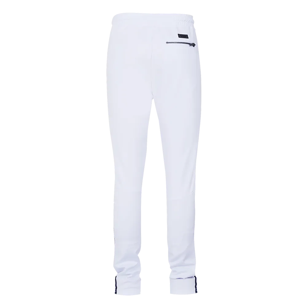 MLB NEW YORK YANKEES CLASSIC MEN'S DOUBLE KINT TRACK PANT (WHITE/MIDNIGHT NAVY)