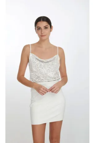 Monet Stretch Sequin Cami