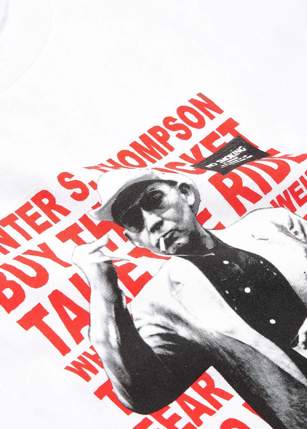no smoking t-shirt - White