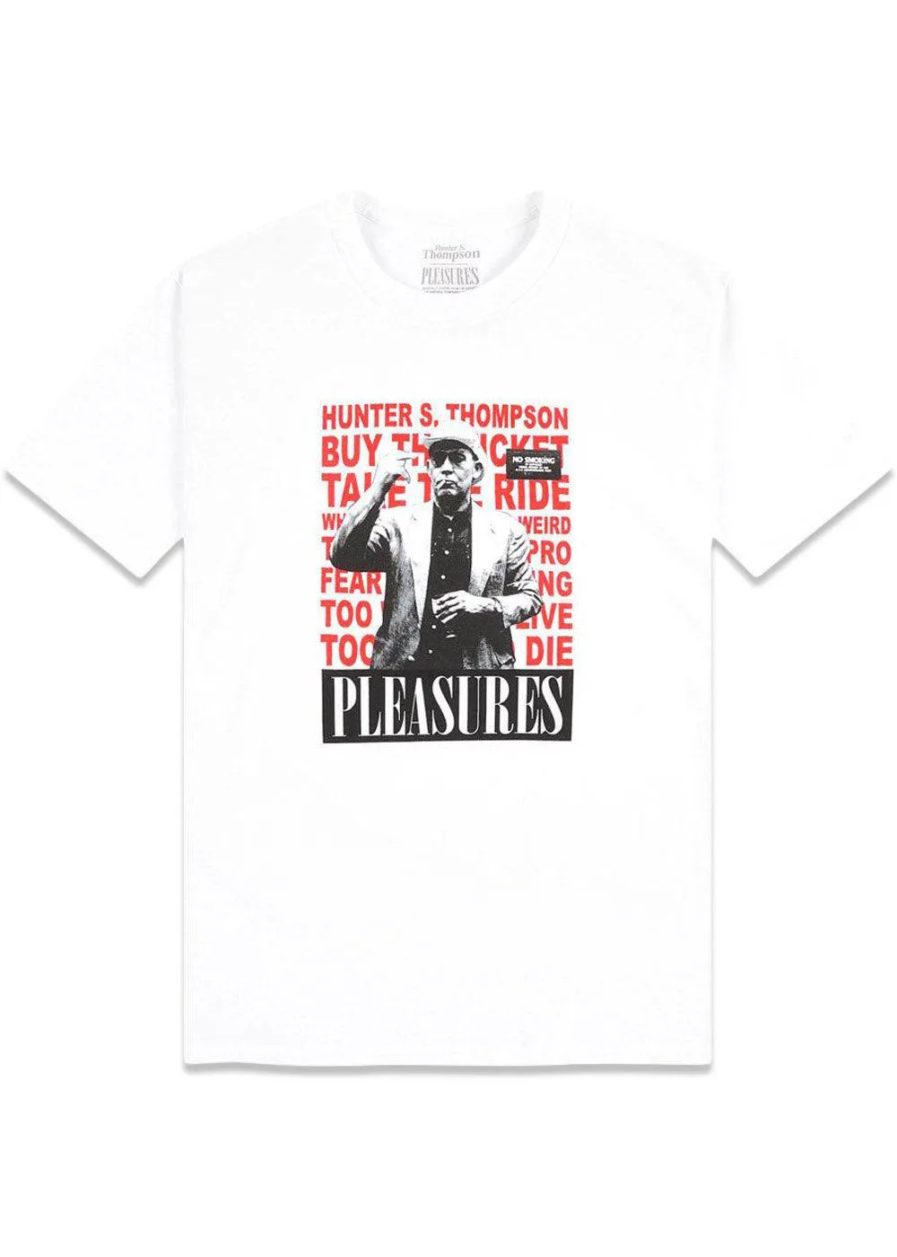 no smoking t-shirt - White