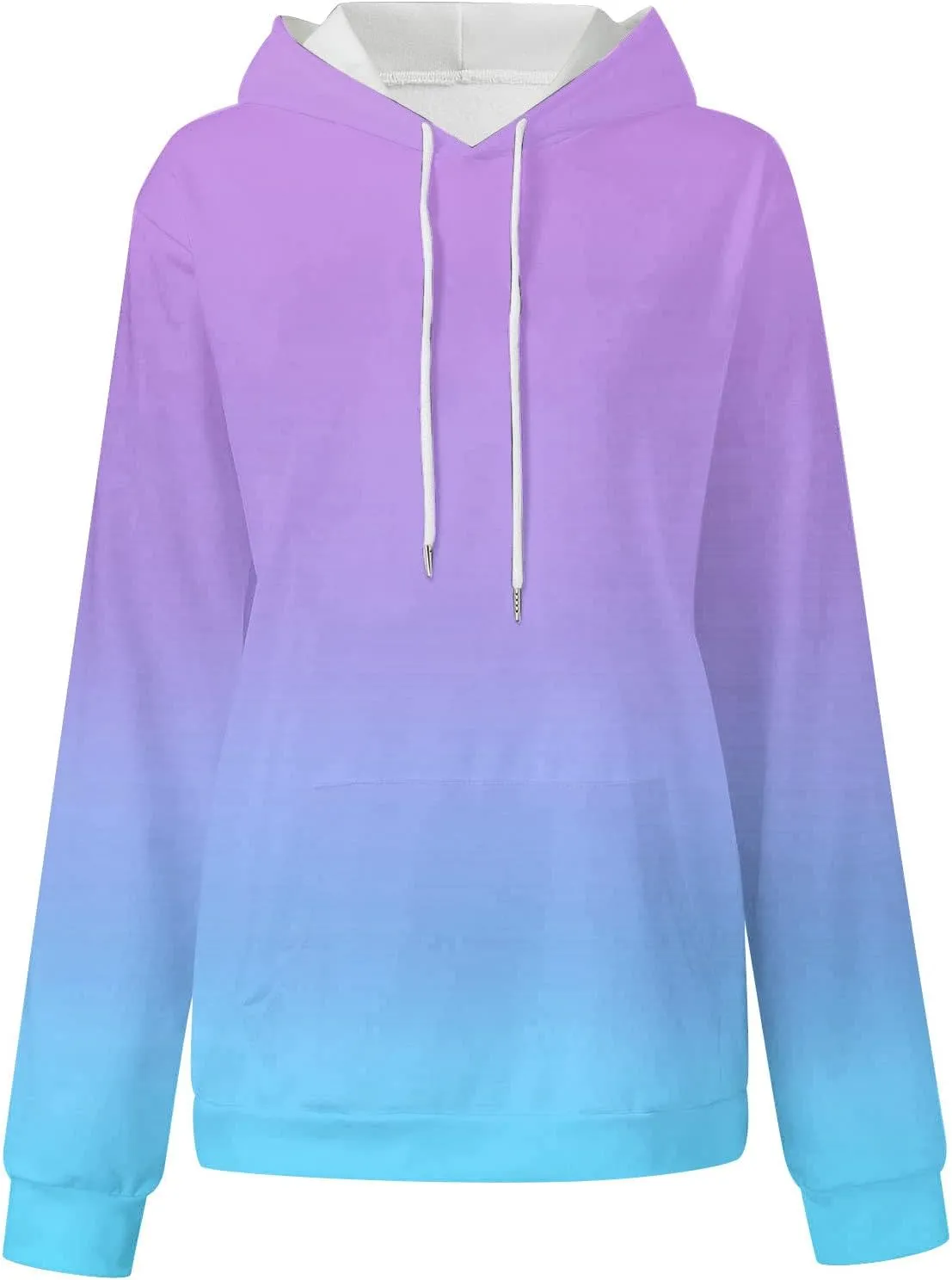 Oversized Hoodies for Women 2023 Fashion Fall Fleece Sweatshirts Tie Dye Long Sleeve Drawstring Hooded Pullover