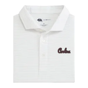 Pairing Stripe South Carolina Script Performance Pique Polo