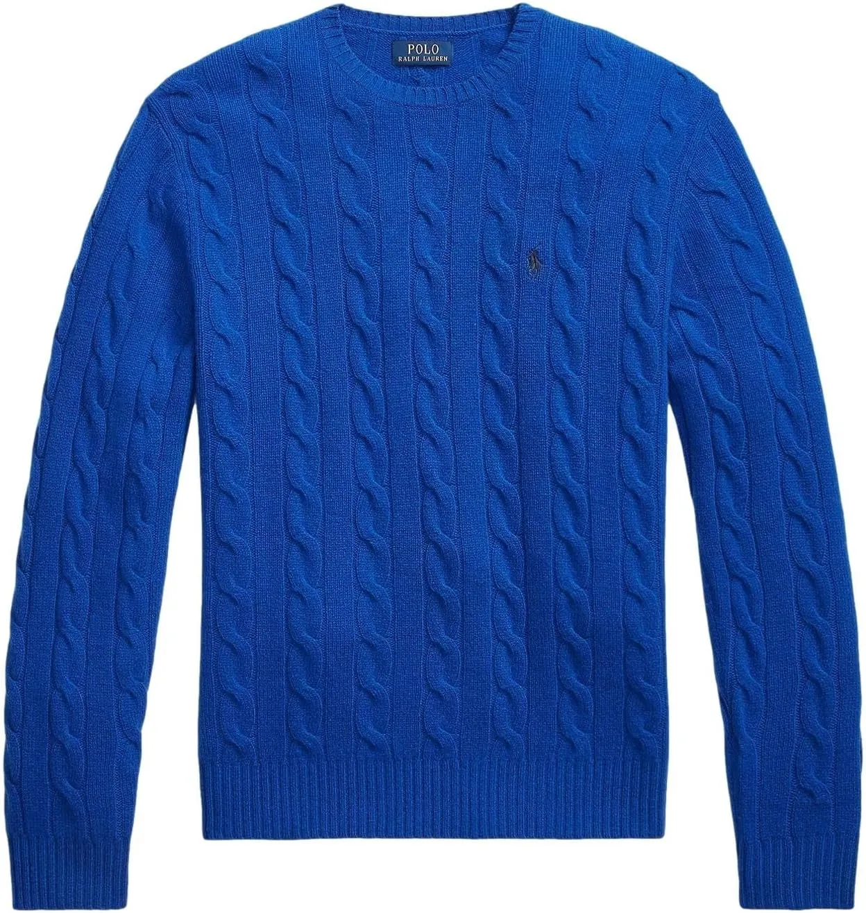 POLO RALPH LAUREN Men's Iconic Cable Knit Cotton Pullover Sweater