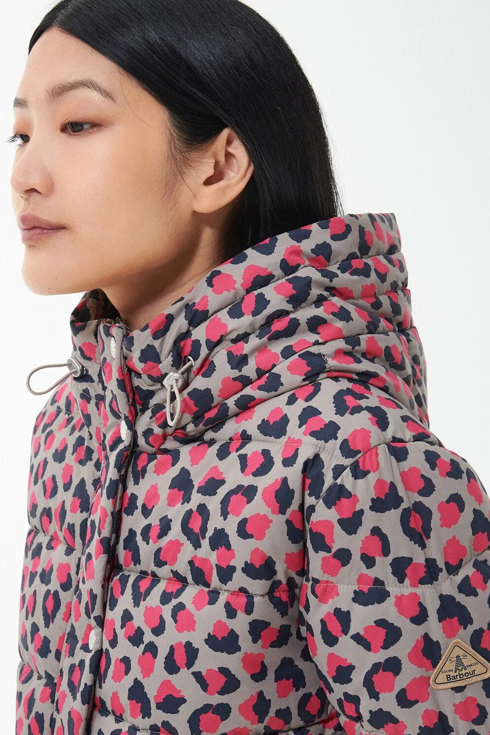 Printed Bracken Quilt Jacket - Starling Pink Dahlia