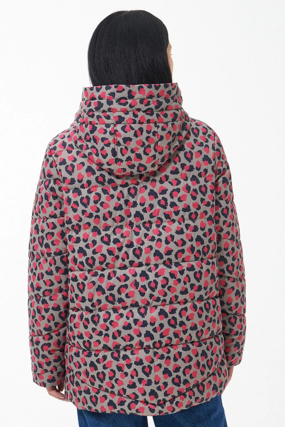 Printed Bracken Quilt Jacket - Starling Pink Dahlia