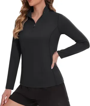 Quick Dry Long Sleeve T-Shirt Women's Long Sleeve UV Pullover