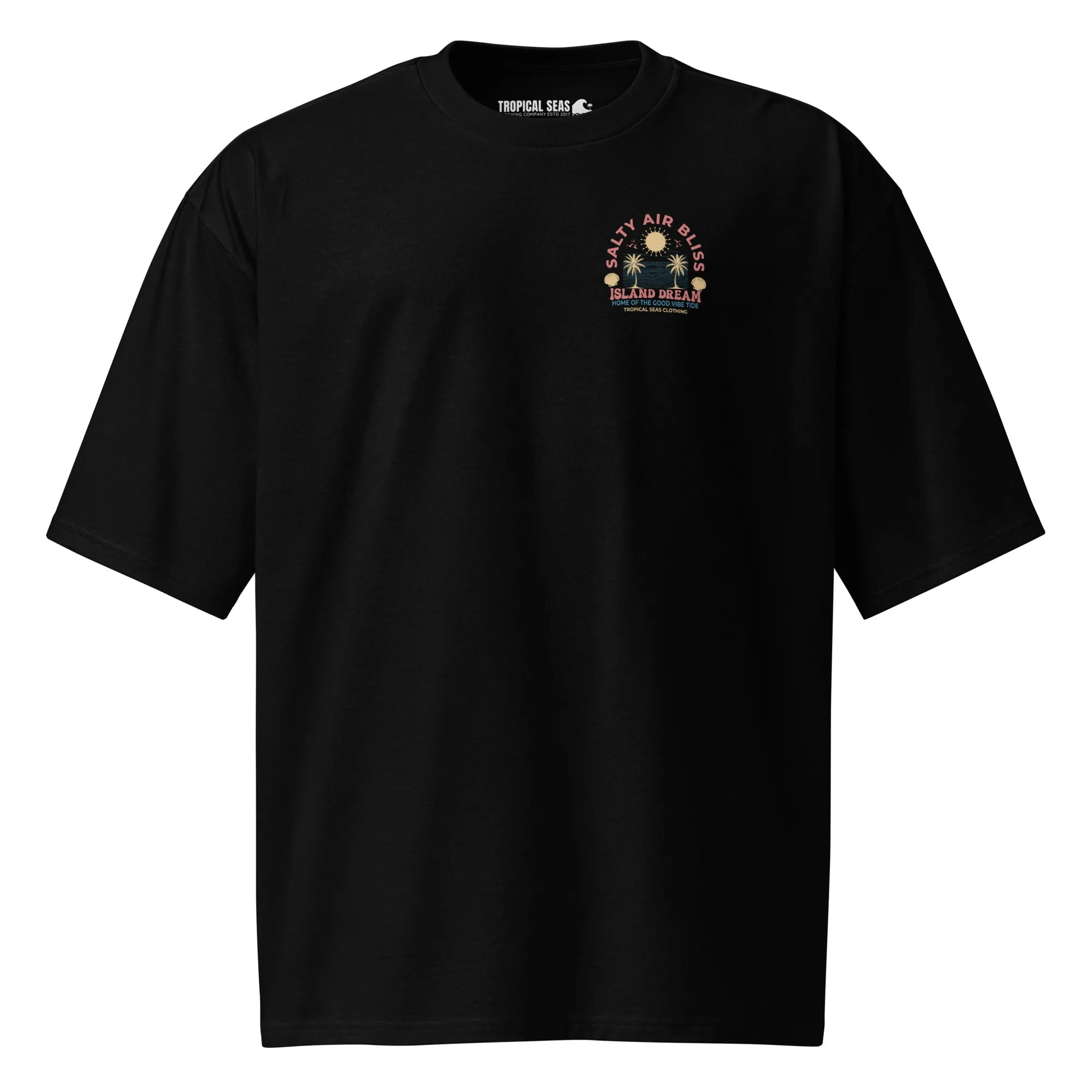 Salty Air Bliss Oversized Heavyweight T-Shirt  Premium Island-Inspired Streetwear Essential
