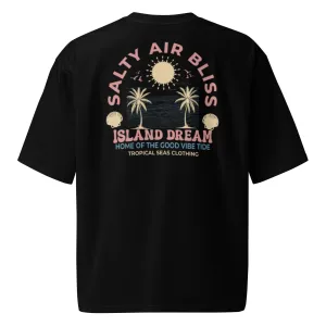Salty Air Bliss Oversized Heavyweight T-Shirt  Premium Island-Inspired Streetwear Essential