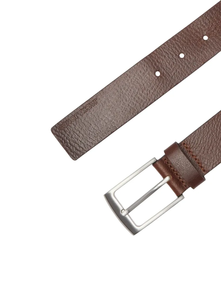 Stockholm Leather Brown Stone Coffee Belt