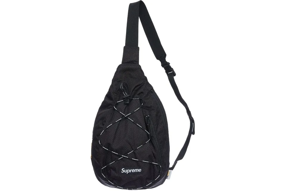 SUPREME SLING BAG BLACK SS22