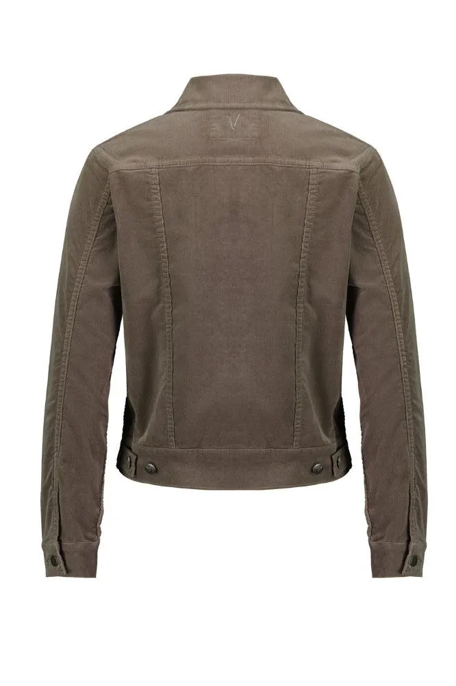 Vassalli Cord DJ Jacket Taupe