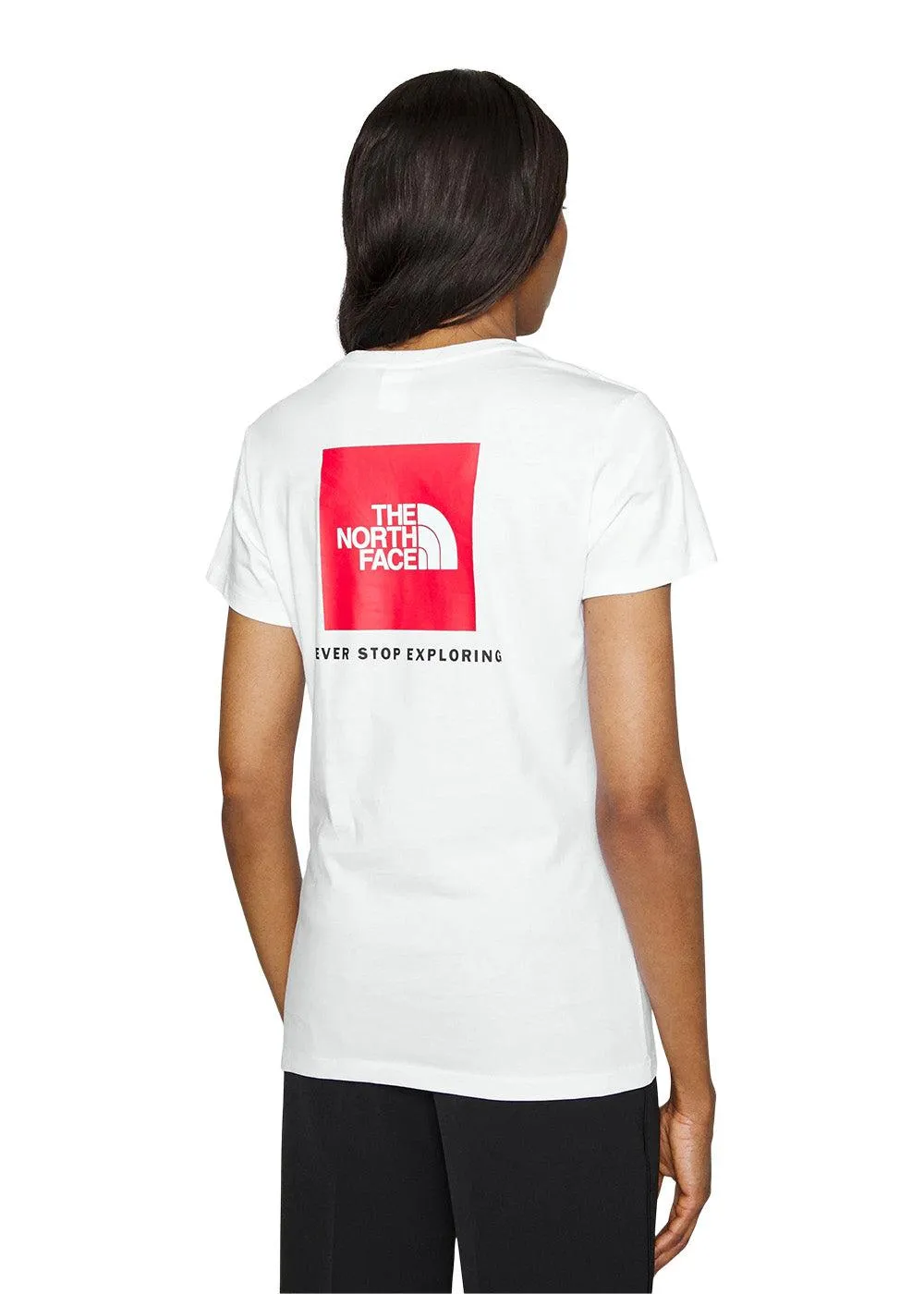 W S/S REDBOX TEE - Tnf White