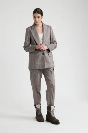 walnut woman blazer