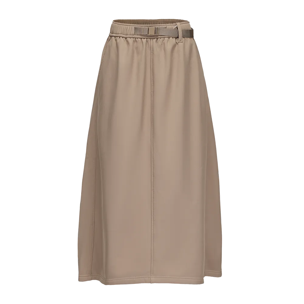 Women's Bonded Fleece Knitted Skirt