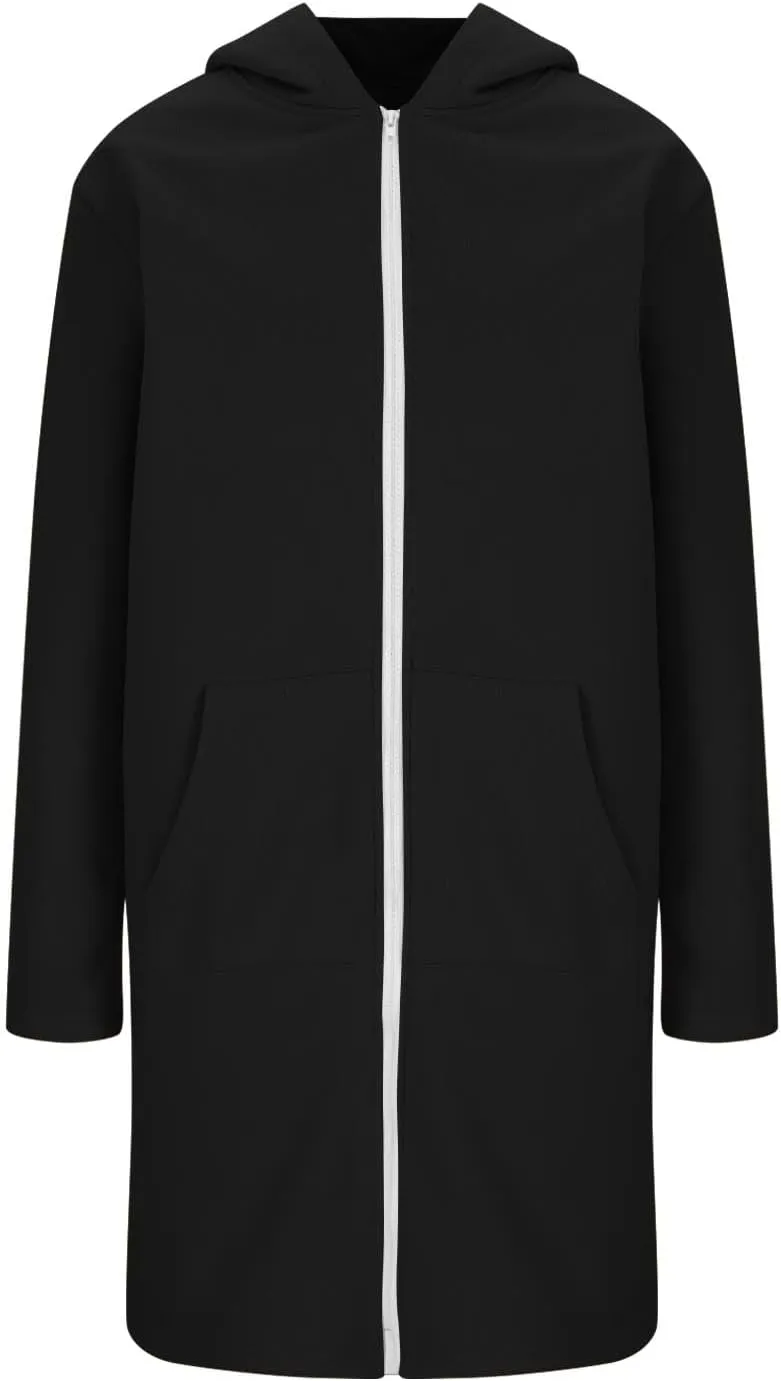 Women's Full Zip Up Hoodies Oversized Fleece Long Sleeve Sweatshirt Comfy Casual Fall Jacket Coat with Pocket 2024