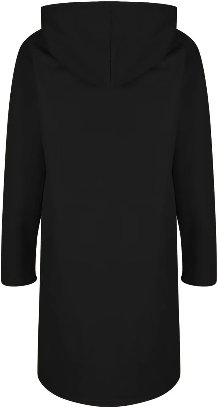 Women's Full Zip Up Hoodies Oversized Fleece Long Sleeve Sweatshirt Comfy Casual Fall Jacket Coat with Pocket 2024