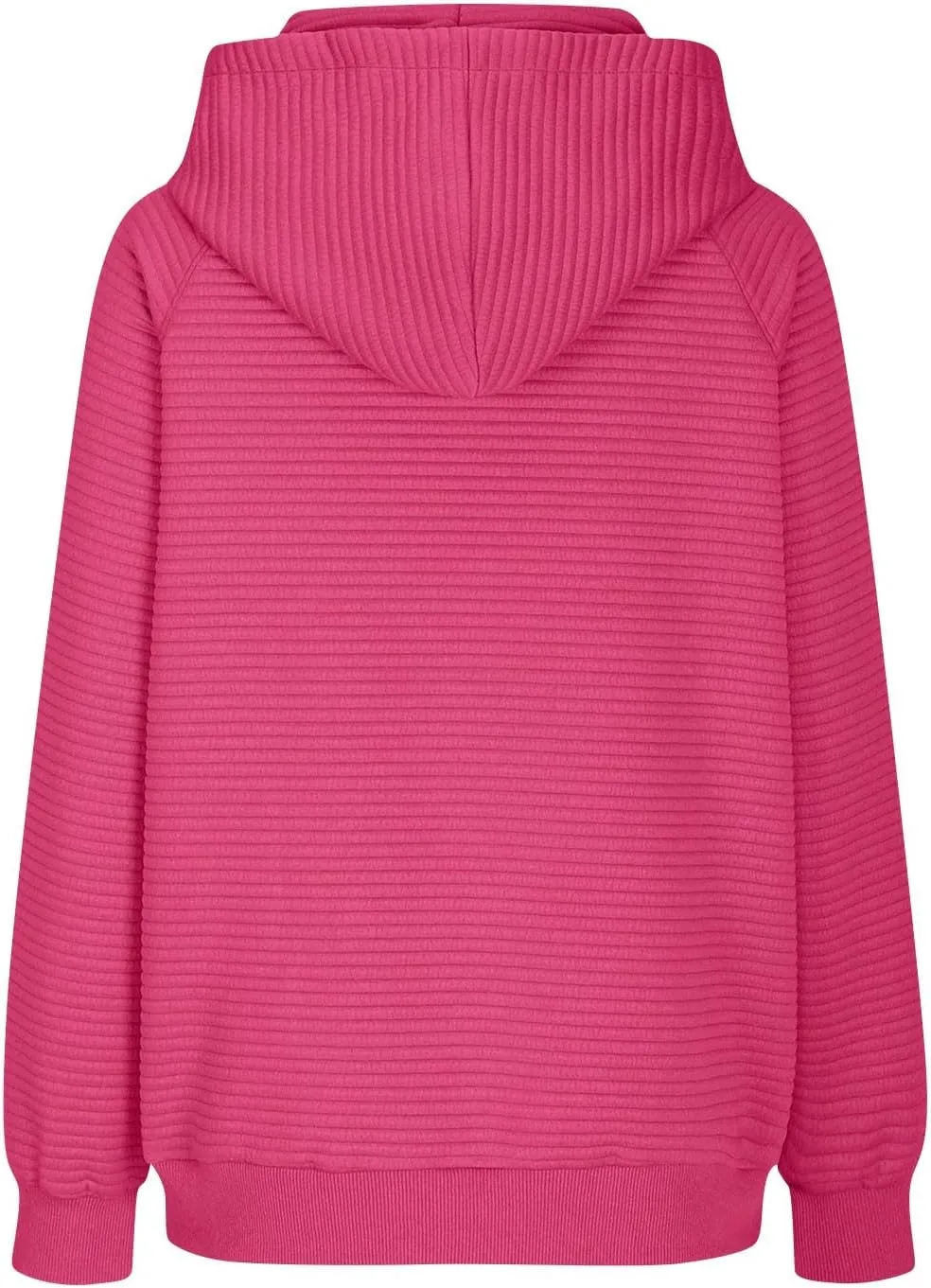 Women's Long Sleeve Hoodies Fashion Comfy Plain Hoodie with Pockets Loose Pullover Tops