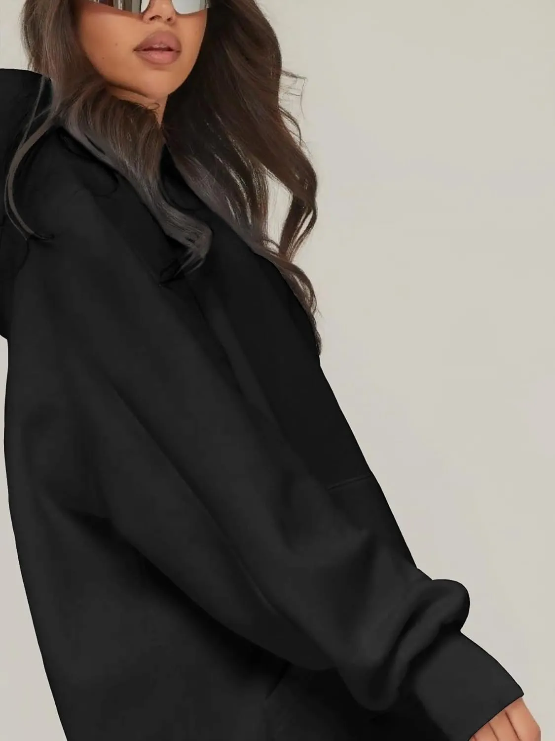 Womens Oversized Hoodies Sweatshirts Long Sleeve Shirts Sweatshirts Casual Pullover Fall Outfits with Pockets