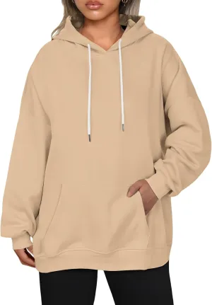 Womens Oversized Hoodies Sweatshirts Long Sleeve Shirts Sweatshirts Casual Pullover Fall Outfits with Pockets
