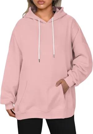 Womens Oversized Hoodies Sweatshirts Long Sleeve Shirts Sweatshirts Casual Pullover Fall Outfits with Pockets