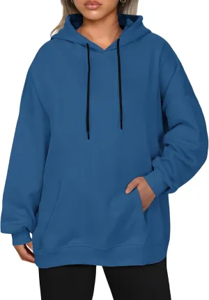 Womens Oversized Hoodies Sweatshirts Long Sleeve Shirts Sweatshirts Casual Pullover Fall Outfits with Pockets