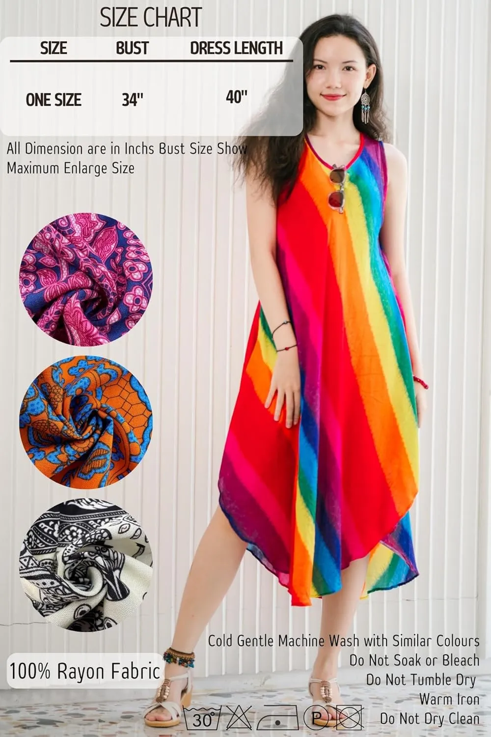 Your Cozy Women's Summer Dresses Elegant Midi Sleeveless Tank Beach Sun Dress for Casual and Formal Occasions