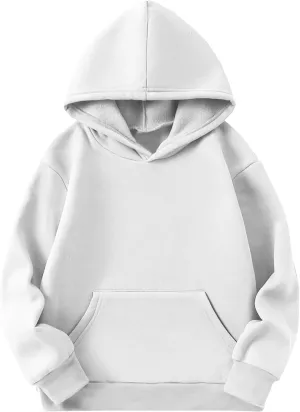 ZDRZK Hoodies for Girls Oversized Casual Fleece Cute Sweatshirts Long Sleeve Pullover Teen Girls Y2K Fall Clothes